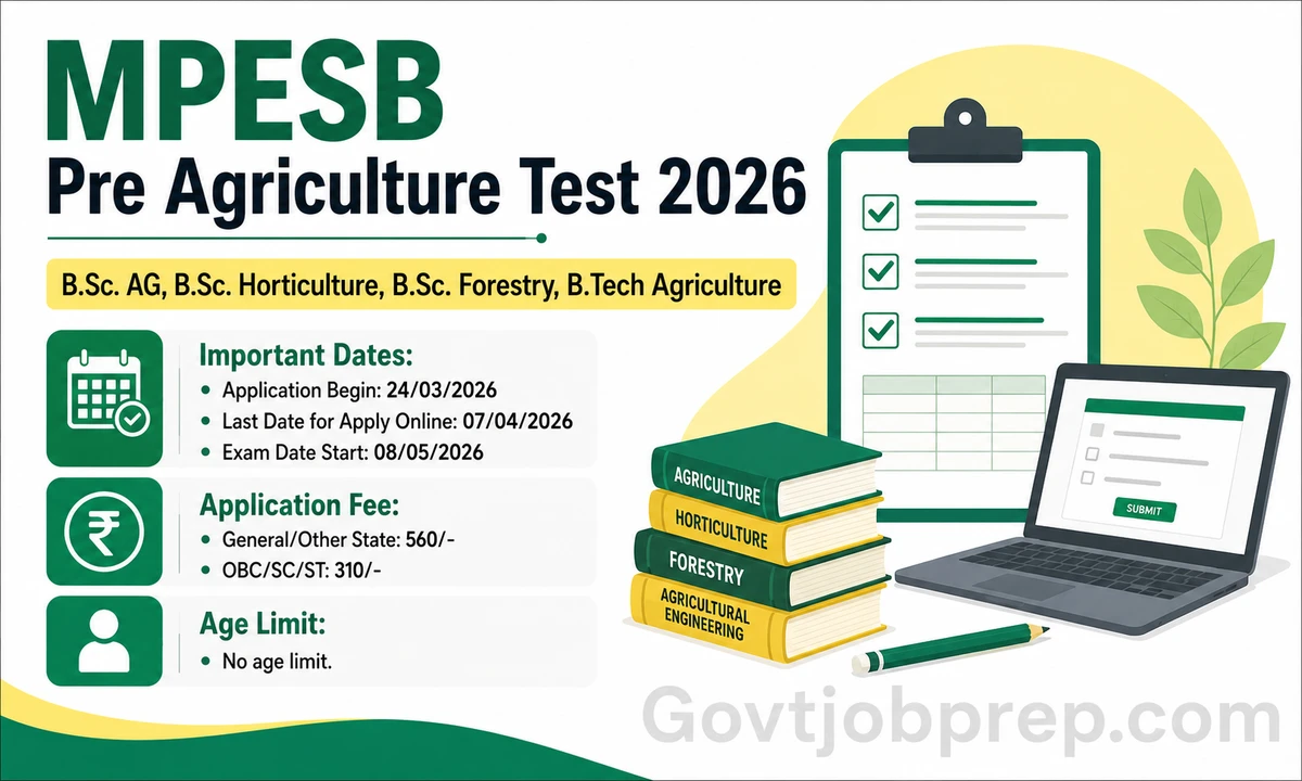 MP ESB Pre Agriculture Test PAT Answer Key 2026