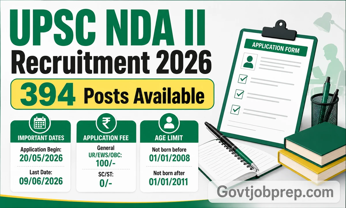 UPSC NDA II Online Form 2026
